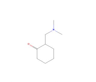 2-(Bismethyl)aminomethylcyclohexanone (CAS 15409-60-6) - chemical structure image