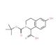 2-Boc-6-Hydroxy-1,2,3,4-tetrahydro-isoquinoline-1-carboxylic acid (CAS 362492-00-0) - chemical structure image