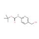 2-(Boc-amino)-5-pyridinemethanol (CAS 169280-83-5) - chemical structure image