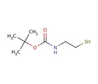 2-(Boc-amino)ethanethiol (CAS 67385-09-5) - chemical structure image