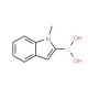 2-Borono-1-methyl-1H-indole (CAS 191162-40-0) - chemical structure image