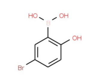 2-Borono-4-bromophenol (CAS 89598-97-0) - chemical structure image