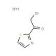 2-Bromo-1-(1,3-thiazol-2-yl)-1-ethanonehydrobromide - chemical structure image