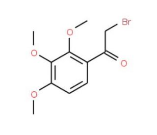 2-Bromo-1-(2,3,4-trimethoxy-phenyl)-ethanone - chemical structure image