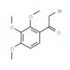 2-Bromo-1-(2,3,4-trimethoxy-phenyl)-ethanone - chemical structure image