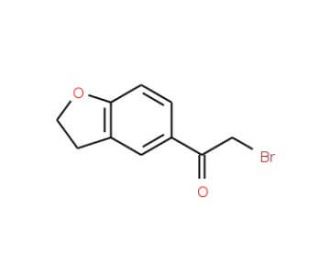 2-bromo-1-(2,3-dihydro-1-benzofuran-5-yl)ethanone (CAS 151427-19-9) - chemical structure image