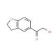 2-bromo-1-(2,3-dihydro-1-benzofuran-5-yl)ethanone (CAS 151427-19-9) - chemical structure image