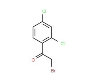 2-Bromo-1-(2,4-dichlorophenyl)ethanone (CAS 170894-53-8) - chemical structure image