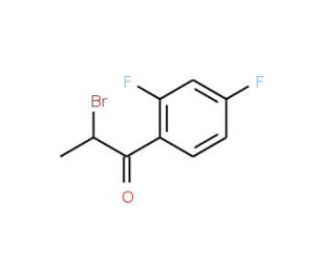 2-bromo-1-(2,4-difluorophenyl)propan-1-one - chemical structure image