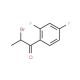 2-bromo-1-(2,4-difluorophenyl)propan-1-one - chemical structure image