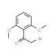 2-Bromo-1-(2,6-dimethoxyphenyl)ethanone (CAS 123184-19-0) - chemical structure image