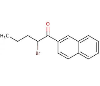 2-Bromo-1-(2-naphthalenyl)-1-pentanone - chemical structure image