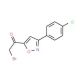 2-Bromo-1-[3-(4-chlorophenyl)isoxazol-5-yl]ethan-1-one (CAS 258506-49-9) - chemical structure image