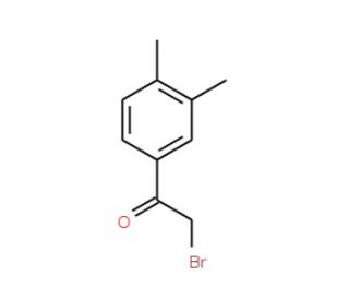 2-Bromo-1-(3,4-dimethyl-phenyl)-ethanone (CAS 2633-50-3) - chemical structure image
