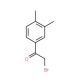 2-Bromo-1-(3,4-dimethyl-phenyl)-ethanone (CAS 2633-50-3) - chemical structure image