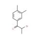 2-Bromo-1-(3,4-dimethylphenyl)propan-1-one - chemical structure image