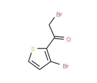 2-Bromo-1-(3-bromo-2-thienyl)-1-ethanone (CAS 81216-95-7) - chemical structure image