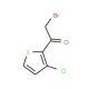 2-Bromo-1-(3-chloro-2-thienyl)-1-ethanone (CAS 256486-71-2) - chemical structure image