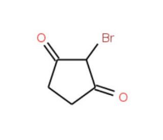 2-Bromo-1,3-cyclopentanedione (CAS 14203-24-8) - chemical structure image