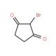 2-Bromo-1,3-cyclopentanedione (CAS 14203-24-8) - chemical structure image
