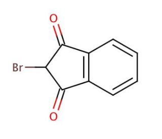 2-Bromo-1,3-indandione (CAS 7319-63-3) - chemical structure image