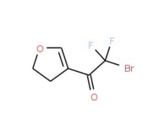 2-bromo-1-(4,5-dihydrofuran-3-yl)-2,2-difluoroethanone - chemical structure image