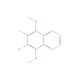 2-Bromo-1,4-dimethoxy-3-methyl-naphthalene (CAS 53772-33-1) - chemical structure image