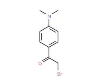 2-Bromo-1-(4-dimethylaminophenyl)ethanone (CAS 37904-72-6) - chemical structure image