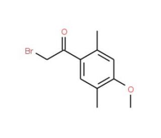 2-Bromo-1-(4-methoxy-2,5-dimethyl-phenyl)-ethanone - chemical structure image