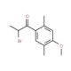 2-Bromo-1-(4-methoxy-2,5-dimethyl-phenyl)-propan-1-one - chemical structure image