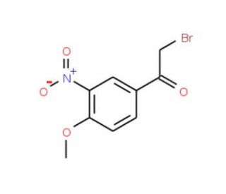 2-Bromo-1-(4-methoxy-3-nitrophenyl)-1-ethanone - chemical structure image
