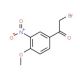2-Bromo-1-(4-methoxy-3-nitrophenyl)-1-ethanone - chemical structure image