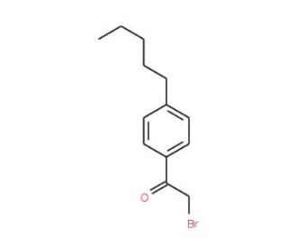 2-Bromo-1-(4-pentylphenyl)ethan-1-one (CAS 64328-68-3) - chemical structure image