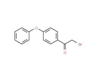 2-Bromo-1-(4-phenoxyphenyl)ethan-1-one (CAS 28179-33-1) - chemical structure image