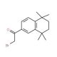 2-Bromo-1-(5,5,8,8-tetramethyl-5,6,7,8-tetrahydronaphthalen-2-yl)ethan-1-one (CAS 132392-28-0) - chemical structure image