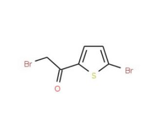 2-Bromo-1-(5-bromothiophen-2-yl)ethanone (CAS 10531-44-9) - chemical structure image