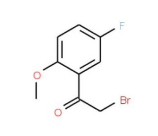 2-Bromo-1-(5-fluoro-2-methoxy-phenyl)ethanone - chemical structure image