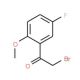 2-Bromo-1-(5-fluoro-2-methoxy-phenyl)ethanone - chemical structure image