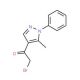 2-Bromo-1-(5-methyl-1-phenyl-1H-pyrazol-4-yl)-1-ethanone (CAS 137577-00-5) - chemical structure image