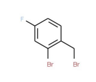 2-Bromo-1-(bromomethyl)-4-fluorobenzene (CAS 61150-57-0) - chemical structure image