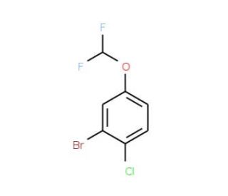 2-Bromo-1-chloro-4-(difluoromethoxy)benzene - chemical structure image