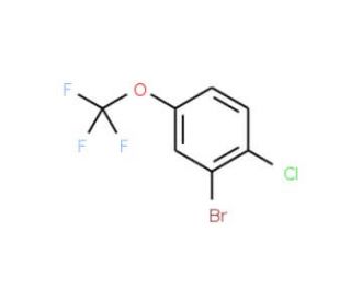 2-Bromo-1-chloro-4-trifluoromethoxybenzene (CAS 468075-00-5) - chemical structure image