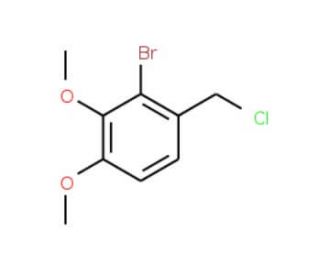 2-bromo-1-(chloromethyl)-3,4-dimethoxybenzene - chemical structure image