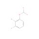 2-Bromo-1-(difluoromethoxy)-3-fluorobenzene (CAS 1239492-22-8) - chemical structure image