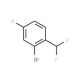 2-Bromo-1-(difluoromethyl)-4-fluorobenzene (CAS 845866-81-1) - chemical structure image