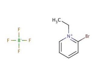 2-Bromo-1-ethyl-pyridinium tetrafluoroborate (CAS 878-23-9) - chemical structure image