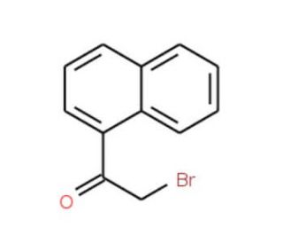 2-Bromo-1-naphthalen-1-yl-ethanone (CAS 13686-51-6) - chemical structure image