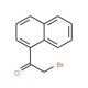 2-Bromo-1-naphthalen-1-yl-ethanone (CAS 13686-51-6) - chemical structure image