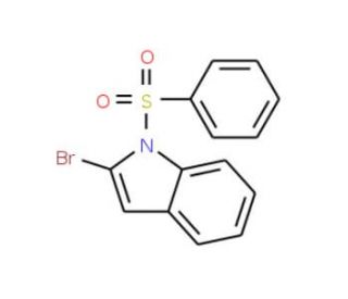 2-Bromo-1-(phenylsulphonyl)-1H-indole - chemical structure image