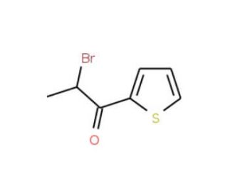 2-Bromo-1-thien-2-ylpropan-1-one (CAS 75815-46-2) - chemical structure image